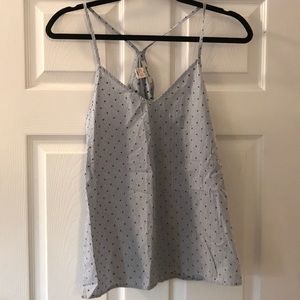 Madewell striped and polka dotted tank